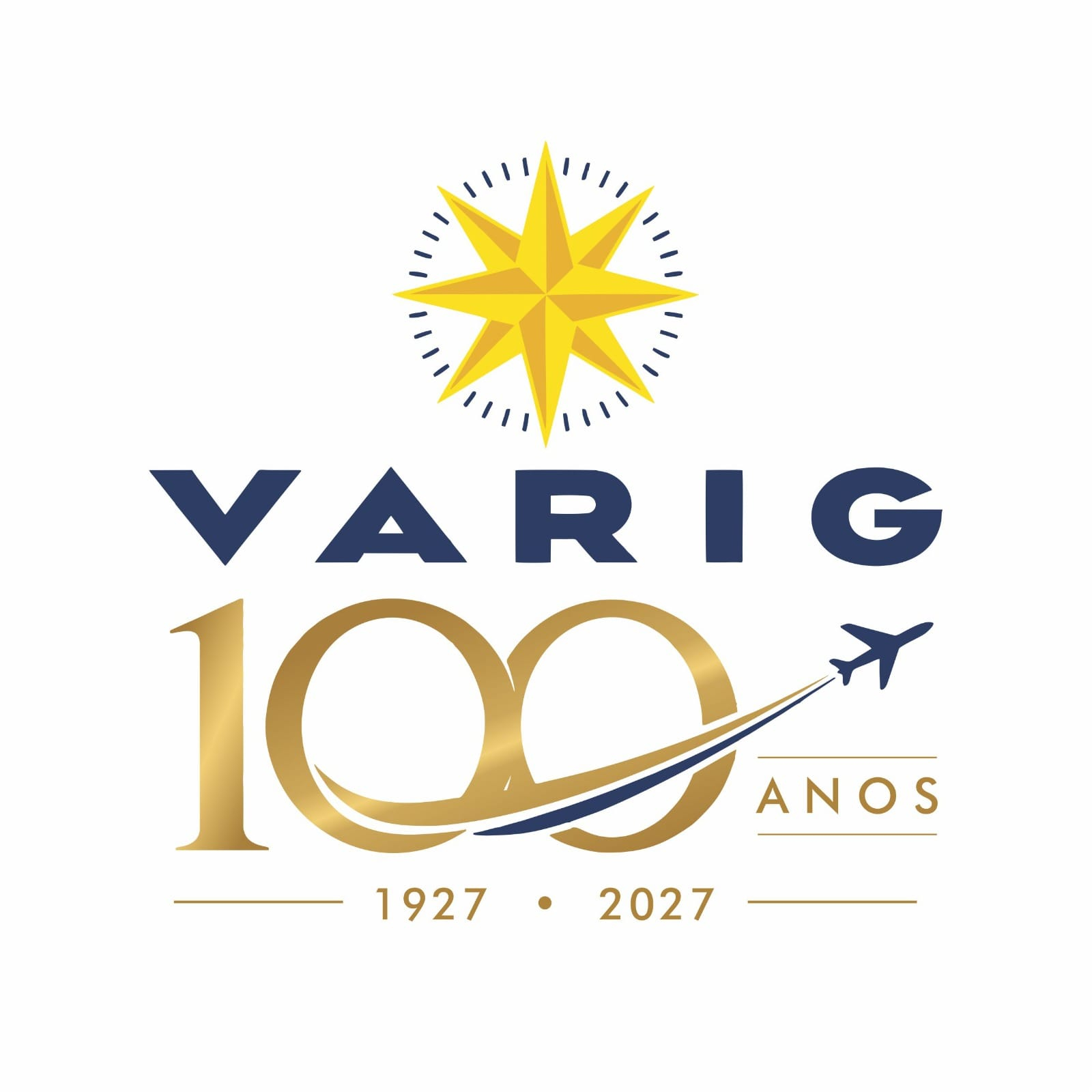 Varig 100 years logo